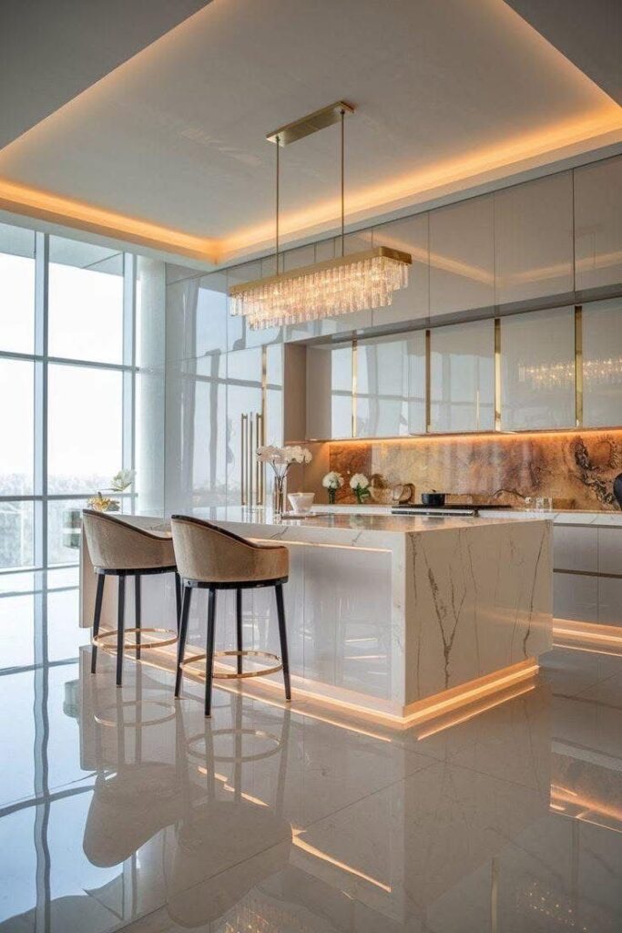 Crestline Modern Villa kitchen